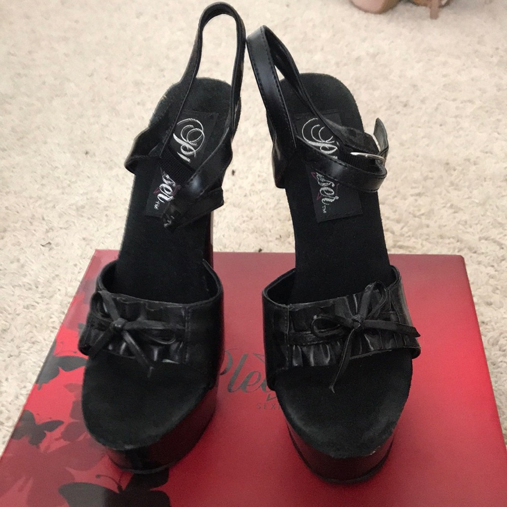 Black Platform Heels - image 1